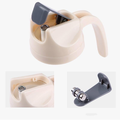 TC 630ml Portable Kitchen Glass Oil Can and Wine Bottle