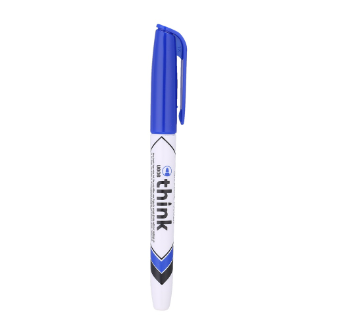 Deli EU00630 Think Dry Erase Blue Whiteboard marker 1PC 75EU00630BL