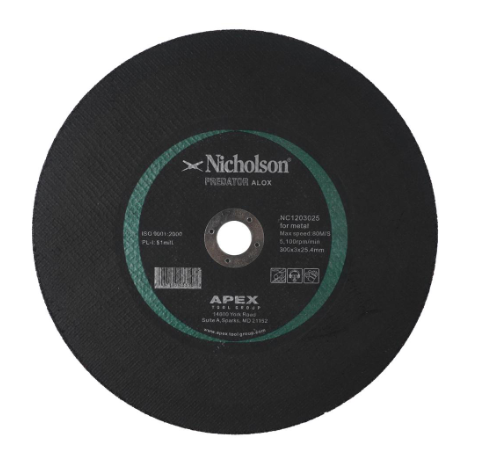 Nicholson NC1203025 Cut Off Wheel 12" Metal