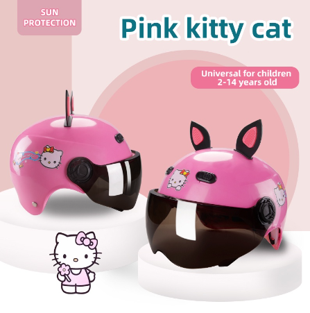 Kids Motorcycle Helmet Scooter Skateboard Protector Child Helmet Electric Bike Bicycle Helmet 0-12Y