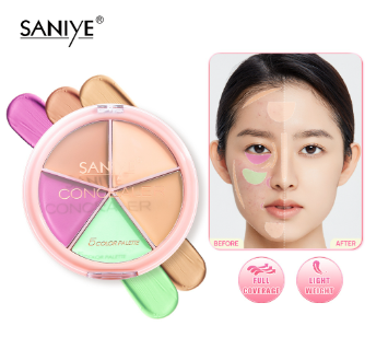 SANIYE Flawless Multi Colors Portable Concealer Palette Cream R1179