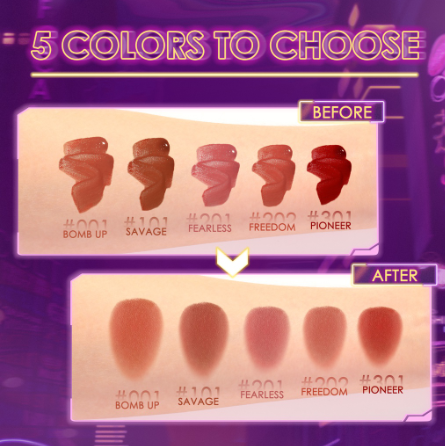 FOCALLURE Matte Lip Tint SwitchMode Airy Lip Tint Long-Lasting Transfer-Proof Lip Tint