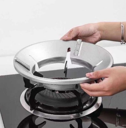 Windproof High Efficiency Gas Stove Energy Saving Cover Heat Insulation Pot Holder Wind Shield Brack