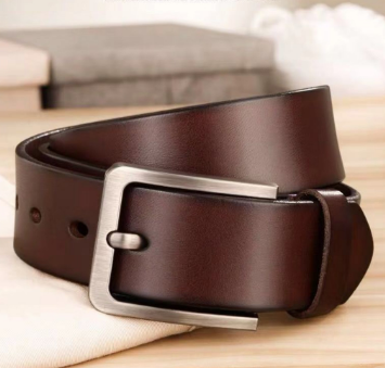 Men's Leather Belt Retro Casual Belt Classic Pin Buckle Belt For Men