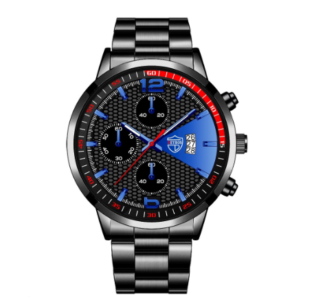 Original Luxury Fashion Waterproof Luxury Stainless Steel Men Quartz Calendar Luminous Watch 006