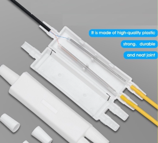Fiber Optical Protection Box Drop Cable Protection Box for Fusion 1in 2 out Box