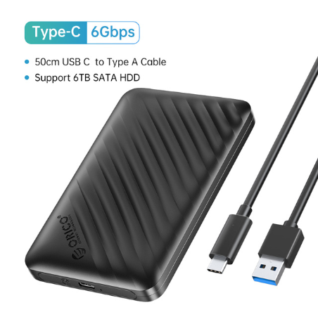 ORICO Type-C HDD Enclousre Hard Disk 2.5 Inch USB3.1 5Gbps Enclosure Box With Type C Data Cable
