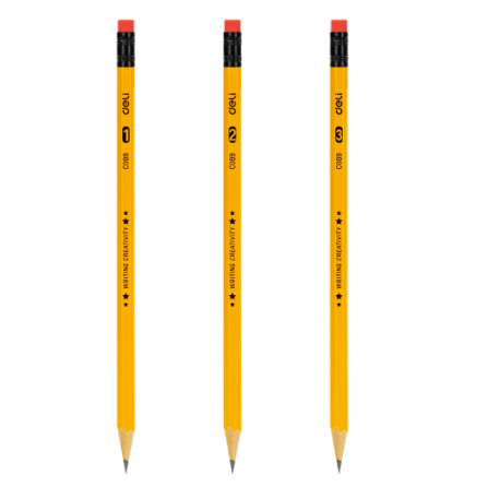 Deli CC089-B/HB/F Graphite Pencil 1PC [79CC089]