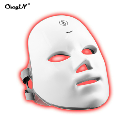 CkeyiN Led Face Mask with Red Light Therapy Mr543