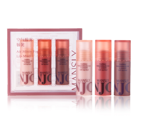 Lamuseland Dumb And Non-Dry Lip Mud Long-Lasting 3pcs/Set Cosmetics