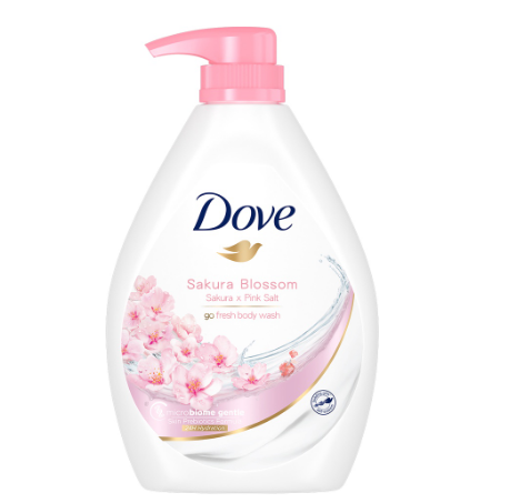 Dove Go Fresh Body Wash Sakura Blossom 1L