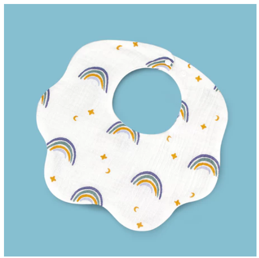 Einmilk Baby Bandana Dribble Bibs 360 Rotate Drool Bibs or Petal Bib Cotton Super Soft & Absorbent B25