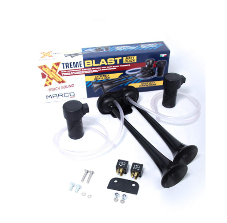 Marco Xtreme Blast Electric Horn Matt Black