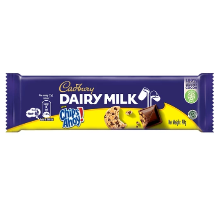 Cadbury's New Chocolate Bar Has Chunks Of Chips Ahoy! Cookies 40g