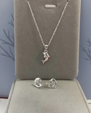 92.5 Silver Birth Stone Set