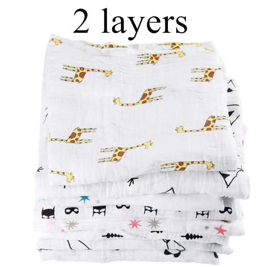 Stocks Cotton Baby Swaddle Blanket Stroller Player S3