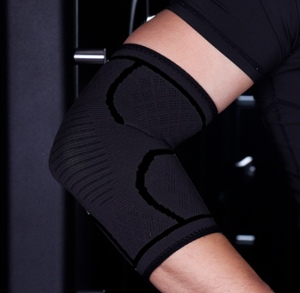 1PC Elbow Support Elastic Gym Sport Elbow Protective Pad Absorb Sweat Sport Basketball Arm Sleeve