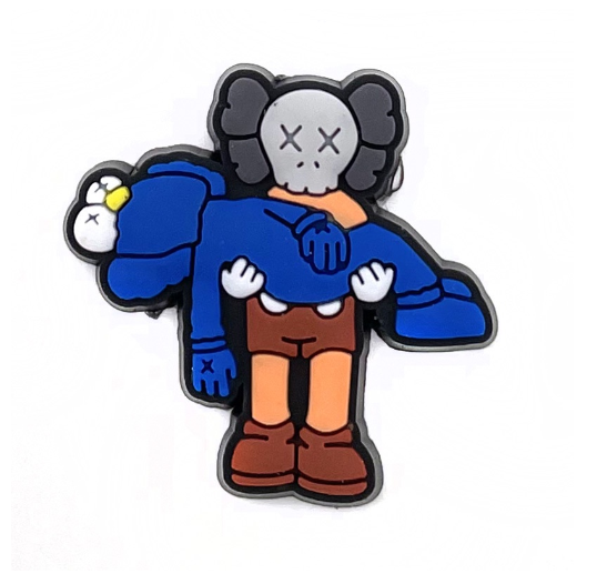 Cute Simpson Ape Jibits for Croc Charm Star Jibitz Pin Kaws Croc Jibbits Kids Shoe Charms Shoes Accessories Decoration K1