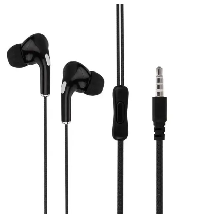 Wired Headset 3.5mm In-ear Earphones With Microphone For Mobile Phones High Definition Stereo Noise Canceling Headphones