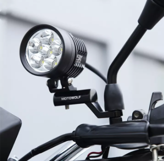 Motorcycle Expansion Rack Rear View Handlebar Mirror Mount Adapter Motorbike Light Expansion Bracket Phone Holder Stand