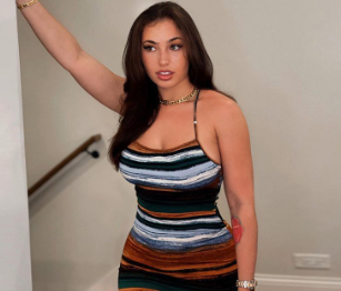 Women Summer Causal Print Backless Cami Dress