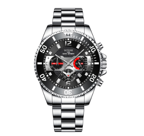 POSHI Original Top Brand Men's Luxury Waterproof Green Water Ghost Automatic Date Quartz Watches M1