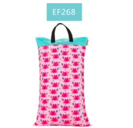 1Pcs Large Hanging Wet Dry Pail Bag for Cloth Diaper Inserts Nappy Laundry With Two Zippered Waterproof Reusable c3