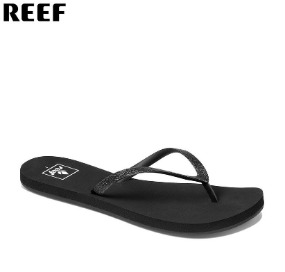 Reef Women s Cushion Stargazer Sandals Black
