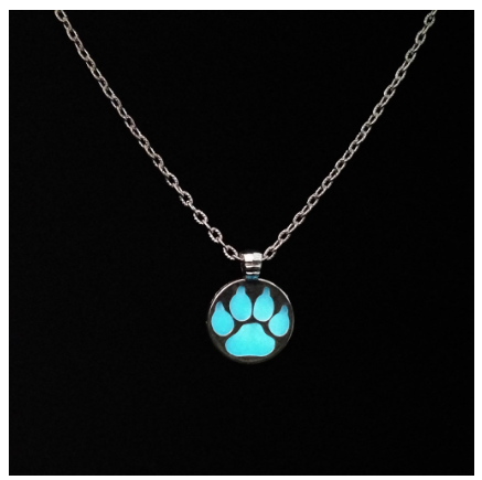 Cross Luminous Necklace Men and Women Fashion Rotating Windmill Flowers Love Geometric Luminous Pendant Stainless Steel N6