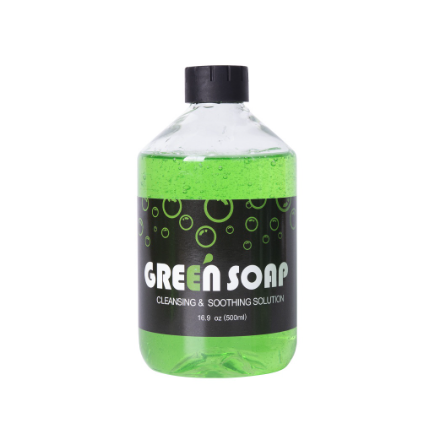 Green Soap Cleaning & Soothing Solution Tattoo Studio Supply Tattoo Accessories (500ml )