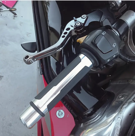 22mm Motorcycle Bikes Rubber Handle Bar Hand Grips Anti-skid Cover