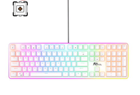 RK Royal Kludge RK918 Wired RGB Mechanical Gaming Keyboard - White