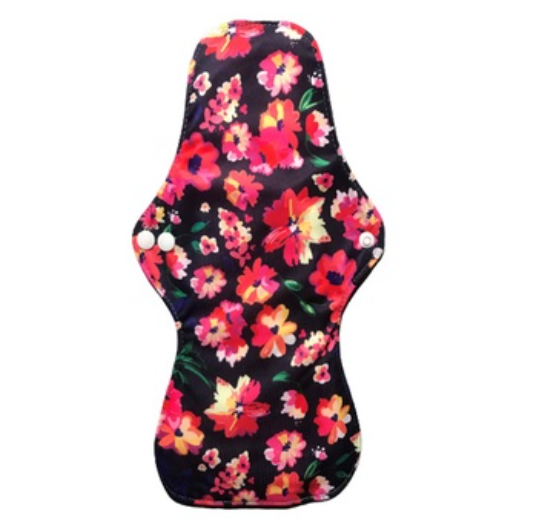 Maxi Overnight Organic Bamboo Charcoal Waterproof Washable Reusable Napkin Heavy Flow Menstrual Pads MP10