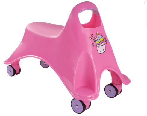 Eezy Peezy Googly Whirlee Unicorn Pink Ride-On Vehicle