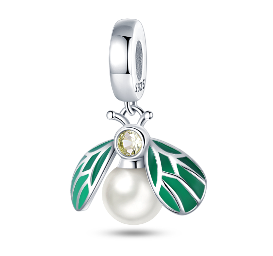 S925 Silver Pandora Same Design Colorful Spring Garden Series Suitable for Original Bracelet s18