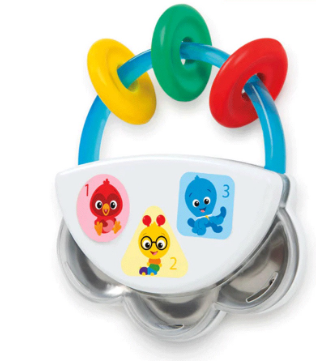 Kids II Baby Einstein Tiny Tambourine™ Musical Toy & Rattle