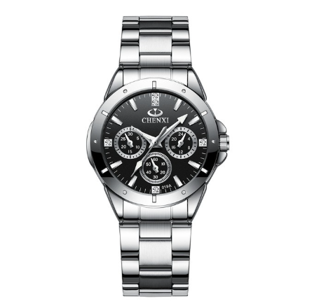 CHENXI Fashion Women's Watches CX-019A Silver Full Steel Analog Waterproof Quartz Wristwatches F4