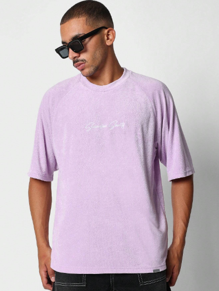 SUMWON Raglan Terry Tee With Embroidery College Ready