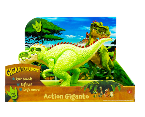 United Smile Giganto Gigantosaurus Lights and Sounds Action Figures