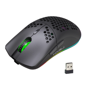 T66 RGB 2.4G Wireless Gaming Mouse with Adjustable DPI Ergonomic