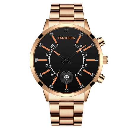 2020 new color scale calendar quartz watch alloy steel band men's watch fashion fashion business large plate Watch M11