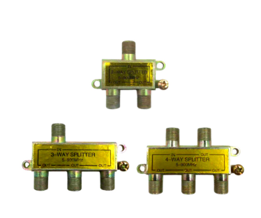able Splitter Satellite Signal TV Antenna 2way / 3way /4 Way Coaxial