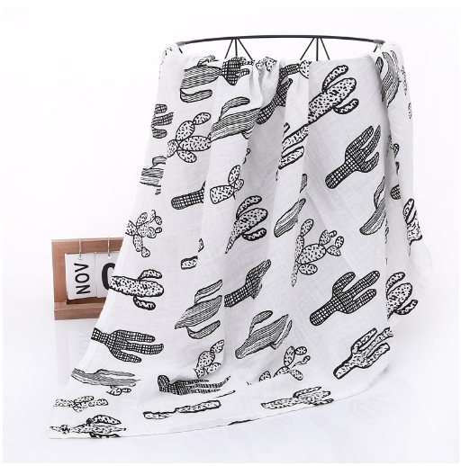 Stocks Cotton Baby Swaddle Blanket Stroller Player S2