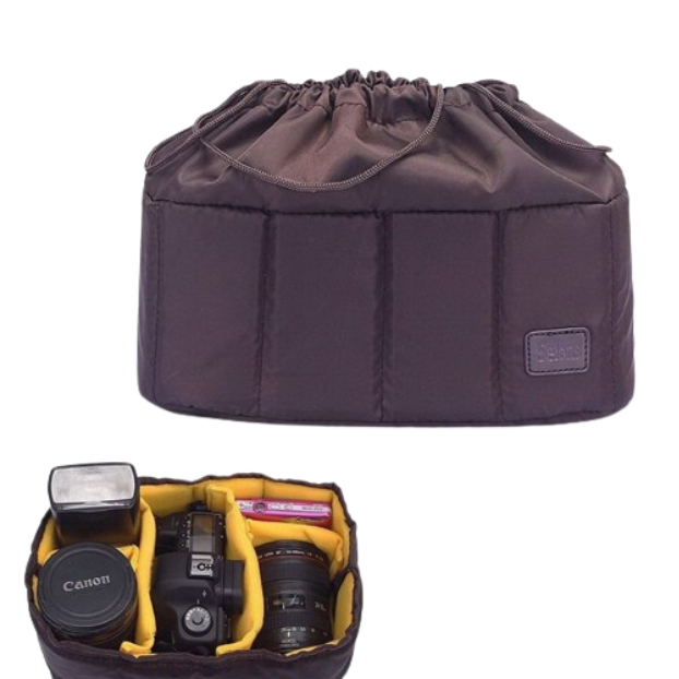 Selens Flexible Camera Insert Partition Padded Bag Case for Canon Nikon Sony DSLR SLR Camera Lens