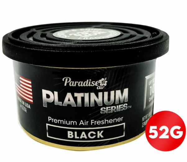 Paradise Air Platinum Series Air Freshener 52g (Black)