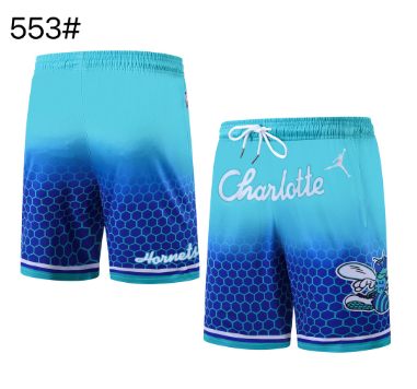 #553 Charlotte NBA Jersey Short Comfy For Men High Quality Best Fashionable Basketball Attire