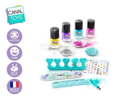 Canal Toys OFG194 Style 4 Ever Glitter Nail Art Kit