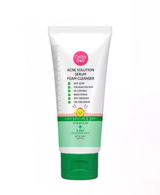 Cathy Doll Acne Solution Serum Foam Cleanser 100ml