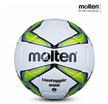 Molten Soccer Ball Football F5V3400 Vantaggio Series Football Size 5 with 32 Panels and PU Leather