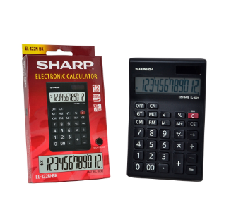 Sharp Calculators EL-122N 12 Digit Display Semi-Desktop Calculator